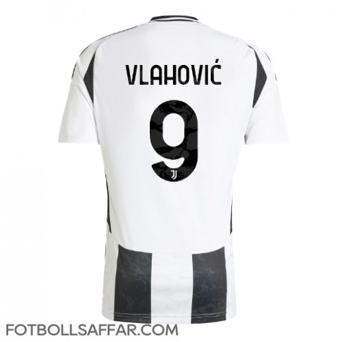 Juventus Dusan Vlahovic #9 Hemmatröja 2024-25 Kortärmad